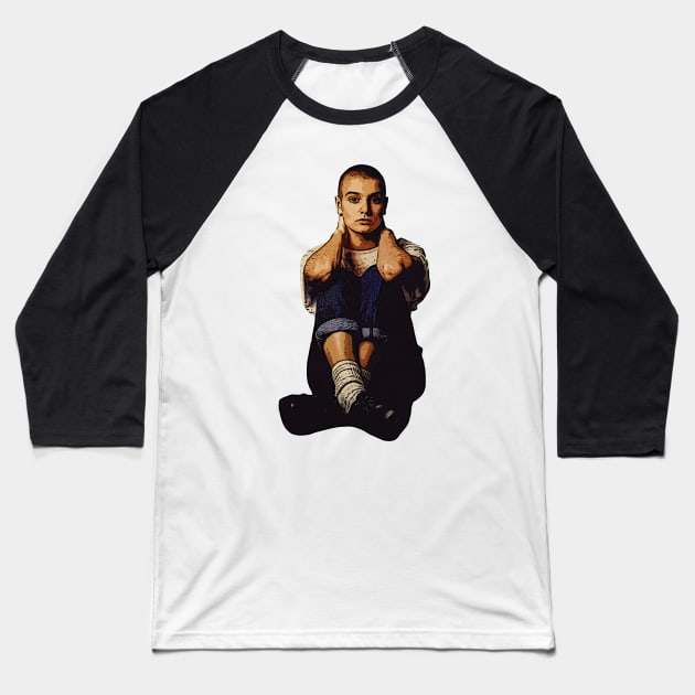 Sinead O'Connor Baseball T-Shirt by devilcat.art